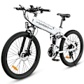 Pikkukuva 1 / 10: Taittuva sähkömaastopyörä SAMEBIKE LO26-II-FT, 900W 48V 14Ah, hydraulinen jarru