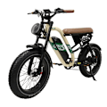Pikkukuva 3 / 11: Moto-Style sähköpyörä Onesport W66, 500W moottori 65NM, tukisovellus, beige