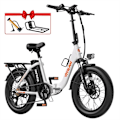 Miniatyrbillede 1 af 11: City Elcykel Vitilan U3 - Motor 48V 750W - Trin-igennem - Sammenklappelig