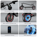 Miniatyrbillede 11 af 11: Sammenklappelig El-Scooter iScooter W6, Motor 36V 500W, 10 Tommer
