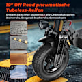 Miniatyrbillede 4 af 10: El-løbehjul iSinwheel T4 - 10" - 500W 48V 12.5Ah - APP-styring