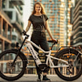 Miniatyrbillede 10 af 11: Tifgalop ES7 26" Elcykel med store dæk 750W 52V 19Ah Rækkevidde 40-90 km