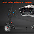 Pikkukuva 4 / 11: Sähköpotkulauta iSinwheel E9T Max - 10" - 500W 36V 10Ah - Sovellusohjaus