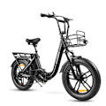 Pikkukuva 3 / 11: Taittuva sähköpyörä SAMEBIKE C05 Pro, läpiajettava, 36V 500W moottori, paksut renkaat