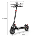 Miniatyrbillede 5 af 10: Smart El-Scooter iScooter iX3 - Motor 48V 800W - Med APP - Top 40km/t