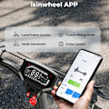Pikkukuva 5 / 9: iSinwheel GT1 Taittuva Sähköpotkulauta - 10" - 800W 48V 10Ah - Sovellusohjaus