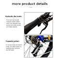 Miniatyrbillede 9 af 10: Elektrisk mountainbike HedaTX TX11, 27,5", 500W midtermotor, 48V 15Ah batteri