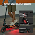 Miniatyrbillede 11 af 11: Sammenklappelig El-Scooter iScooter W8 - Motor 48V 500W - 9,3-tommer dæk - App-styring