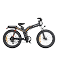 Miniatyrbillede 1 af 3: Sammenklappelig elcykel ENGWE X24, 19,2 Ah + 10 Ah dobbeltbatteri, tredobbelt affjedring