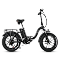Miniatyrbillede 2 af 9: Sammenklappelig Step-Thru Elcykel CMACEWHEEL Y20, 750W 48V 18Ah, Fat Tire, Sort