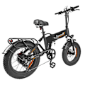 Miniatyrbillede 6 af 6: Sammenklappelige elcykler CHEEVALRY CF1000, 1000W 48V 20Ah, Terrængående