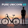 Pikkukuva 8 / 11: PURE UNICORN U3 29" sähkömaastopyörä, 750W 48V 12.8Ah, musta