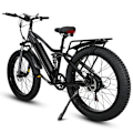 Pikkukuva 4 / 10: Sähkömaastopyörä CMACEWHEEL TP26, 750W 17Ah, 26" * 4.0 fatbike - Harmaa-musta