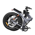 Miniatyrbillede 2 af 11: Sammenklappelig elcykel med tykke dæk ENGWE X26, motor 48V 1000W, 19,2Ah & 10Ah dobbeltbatteri, tredobbelt affjedring
