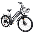 Miniatyrbild 3 av 7: Elcykel Orlms City, 26 500 W motor, 48 V 15 Ah batteri, för kvinnor