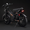 Miniatyrbillede 7 af 11: Fed elcykel 20" PURE UNICORN U5, 1000W 19.2Ah, Moto Style, Sort