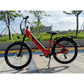 Miniatyrbillede 4 af 5: Elektrisk bycykel LANKELEISI ES500PRO, 500W motor 48V 14.5Ah batteri 24'' dæk 32 km/t maks. hastighed