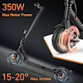 Miniatyrbild 8 av 11: iSinwheel E9 Pro Elscooter - 8,5" - 350W 36V 7,5Ah - Appkontroll