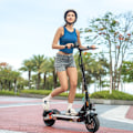 Miniatyrbillede 10 af 11: El-scooter Kukirin M4 Max, motor 48V 800W, batteri 18,2Ah, maks. 45 km/t