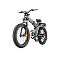 Miniatyrbillede 2 af 2: Sammenklappelig elcykel ENGWE X24, 19,2 Ah + 10 Ah dobbeltbatteri, tredobbelt affjedring
