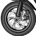 Pikkukuva 8 / 10: Taittuva sähköpotkulauta istuimella SAMEBIKE SM-C01, 350W 10.4Ah, 12 tuumaa