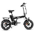 Miniatyrbillede 1 af 11: Bærbar elektrisk bycykel CMACEWHEEL AC16, 350W 18Ah, hydrauliske bremser, sort