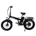 Pikkukuva 1 / 9: Taittuva sähköinen fatbike CMACEWHEEL GW20, 750W 18Ah, musta