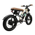Pikkukuva 5 / 11: Moto-Style sähköpyörä Onesport W66, 500W moottori 65NM, tukisovellus, beige