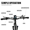 Pikkukuva 5 / 10: Sähkömaastopyörä CMACEWHEEL TP26, 750W 17Ah, 26" * 4.0 fatbike - Harmaa-musta