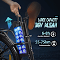 Miniatyrbillede 7 af 8: Elcykel til byen TTGO YY-26ST, 350W 36V 14.5Ah, Shimano 6S