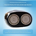 Miniatyrbillede 2 af 5: Philips elektrisk barbermaskine til mænd importeret flydende dobbeltblad automatisk slibning PQ182