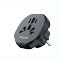 Miniatyrbillede 1 af 6: Philips Global Travel Socket/Europæisk Standard Konverter Stik/Socket Converter/1002A