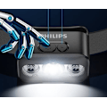 Miniatyrbillede 5 af 5: Philips SFL3153RH forlygte med hatteklemme lys dobbelt lyskilde rød og blå advarselslampe induktionshovedmonteret lommelygte
