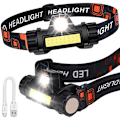 Miniatyrbillede 2 af 5: LED Forlygte Vandtæt 800lm COB XOG USB