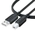 Miniatyrbild 1 av 5: Philips USB datakabel för skrivare 2 meter AM/BM fyrkantig portkontakt datakabel anslutningskabel för skrivare