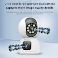 Miniatyrbillede 9 af 10: [Opgraderet version] Philips TAI3320/70 5MP Smart Wi-Fi-kamera – Dual-Lens HD-overvågning | Nattesyn i fuld farve