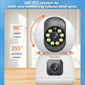 Miniatyrbillede 6 af 10: [Opgraderet version] Philips TAI3320/70 2MP Wi-Fi-sikkerhedskamera - dobbelt objektiv | Nattesyn i fuld farve | Bevægelsesdetektion | To-vejs lyd