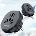 Miniatyrbillede 4 af 6: Philips Global Travel Socket/Europæisk Standard Konverter Stik/Socket Converter/1002A