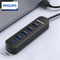 Miniatyrbillede 4 af 5: Philips USB3.0 Splitter Docking Station Høj Hastighed 4 Port HUB Hub Laptop Multi Converter 0,2 m