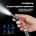 Pikkukuva 4 / 4: Philips LED Bright Mini Torch Outdoor kannettava riippuva avaimenperä violetti valo taskulamppu