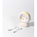 Miniatyrbillede 5 af 5: natlys genopladelig sengelampe til soveværelse hvid bordlampe fødselsdagsgave eksklusiv atmosfære lampe