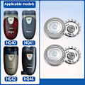 Miniatyrbillede 2 af 4: Udskiftningsblade til Philips barbermaskiner HQ40, HQ41, HQ42, HQ46