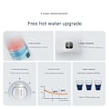 Miniatyrbild 3 av 5: Philips elektrisk värmeisoleringskopp med automatisk uppvärmning resemugg kanna 420 ml vattenkokare för medhavd utrustning AWP2778