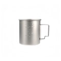 Miniatyrbillede 1 af 5: Ren Titanium Krus Stor Kapacitet 750ML Camping Bærbar Vandkop Rejse Tekop Med Låg Hjem Kaffekopper