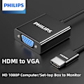 Miniatyrbild 2 av 5: Philips HDMI till VGA-omvandlare med 3,5 mm ljud - HD-videoadapter för bärbar dator till projektor - SWR1620A/93