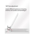 Miniatyrbild 4 av 5: Elegant silverfärgat stativ i aluminium | Hopfällbart mobil- & surfplattestativ | Justerbart för livestream, studier & videoinspelning