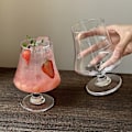 Miniatyrbild 3 av 5: Klassiskt snifftumglas, elegant kristallglas för dryckesprovning