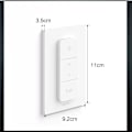 Miniatyrbild 5 av 5: Philips Hue fjärrkontroll andra generationens strömbrytare trådlös strömbrytare dimmer lampa segmenterad steglös styrenhet