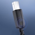 Miniatyrbild 4 av 5: Philips USB datakabel för skrivare 2 meter AM/BM fyrkantig portkontakt datakabel anslutningskabel för skrivare