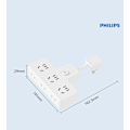 Miniatyrbillede 5 af 5: Philips Socket Panel En til to til tre Udvidet Multi-Hole Funktion Konverter Socket Kobling Kort Socket Sovesal Hjem